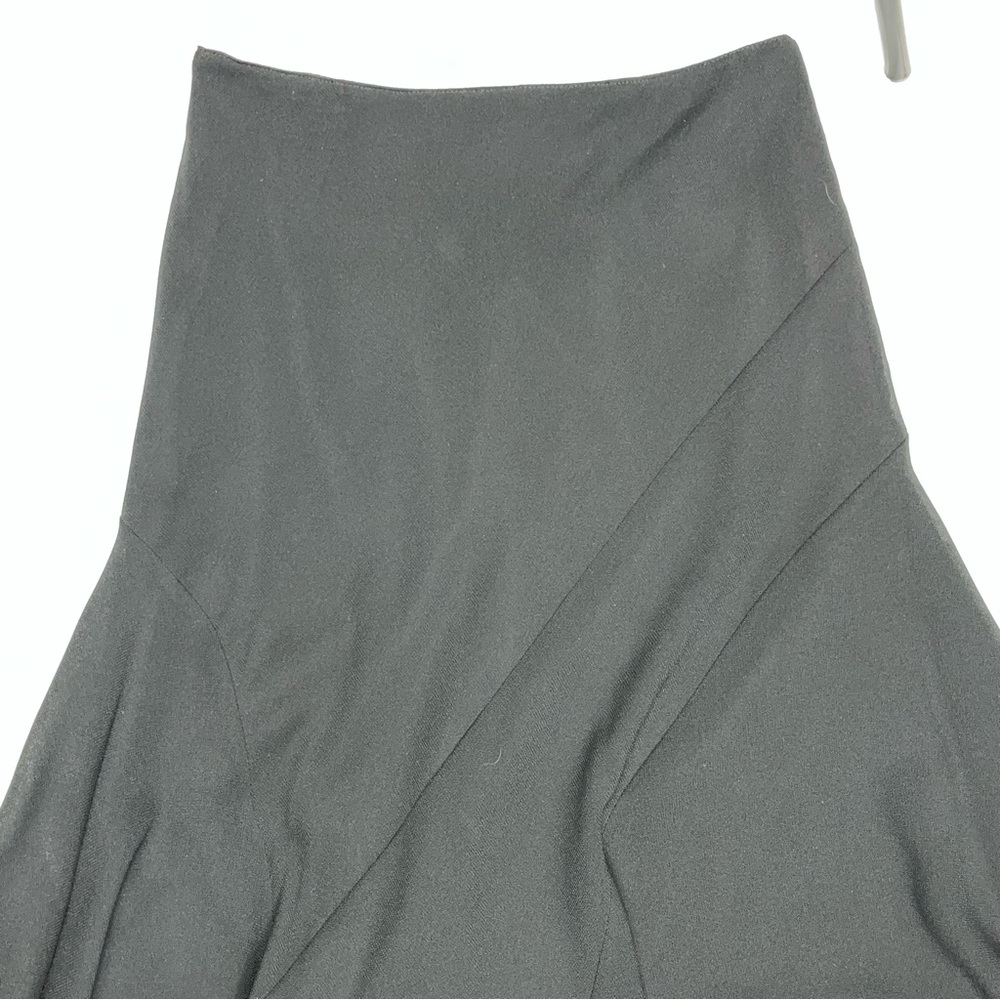 Scarlett Black Asymmetrical Midi Skirt Womens Size 6 - Picture 5 of 9